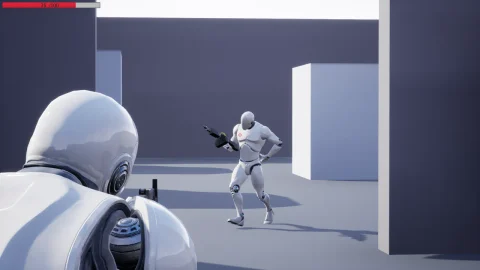 枪战瞄准射击模型蓝图 Shooter Simplified AI