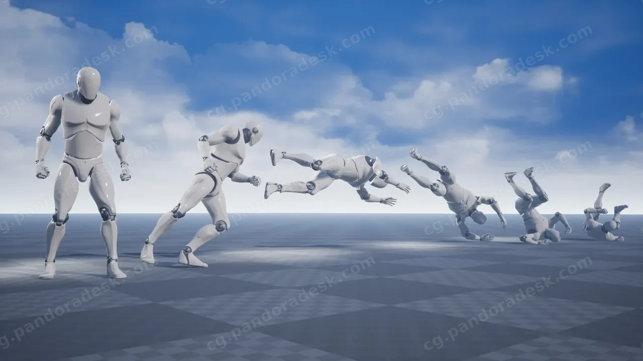翻滚闪避动画包-Rolls and Dodges Animation Set