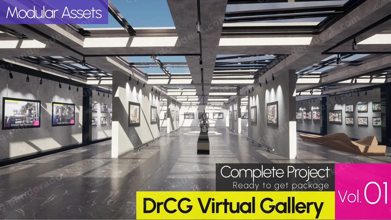 当代艺术虚拟画廊 - DrCG Contemporary Art Virtual Gallery 1.0
