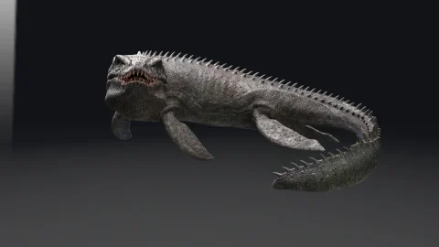 恐龙沧龙 - 海怪系列4 Dinosaur Mosasaurus - Sea Monster Series 4