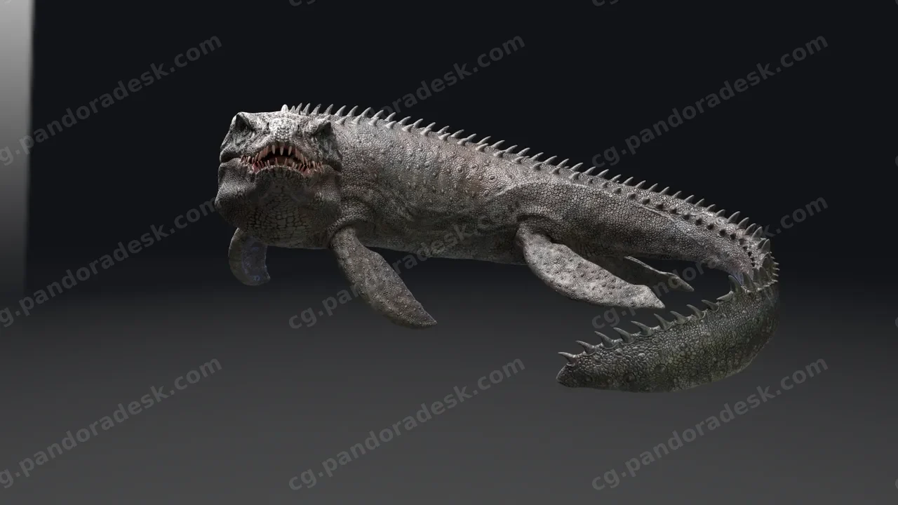 恐龙沧龙 - 海怪系列4 Dinosaur Mosasaurus - Sea Monster Series 4