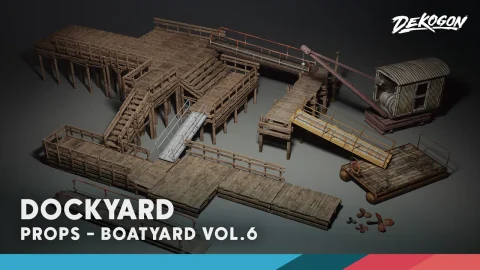 造船厂第6卷 - 模块化造船厂 - Boatyard VOL.6 - Modular Dockyard