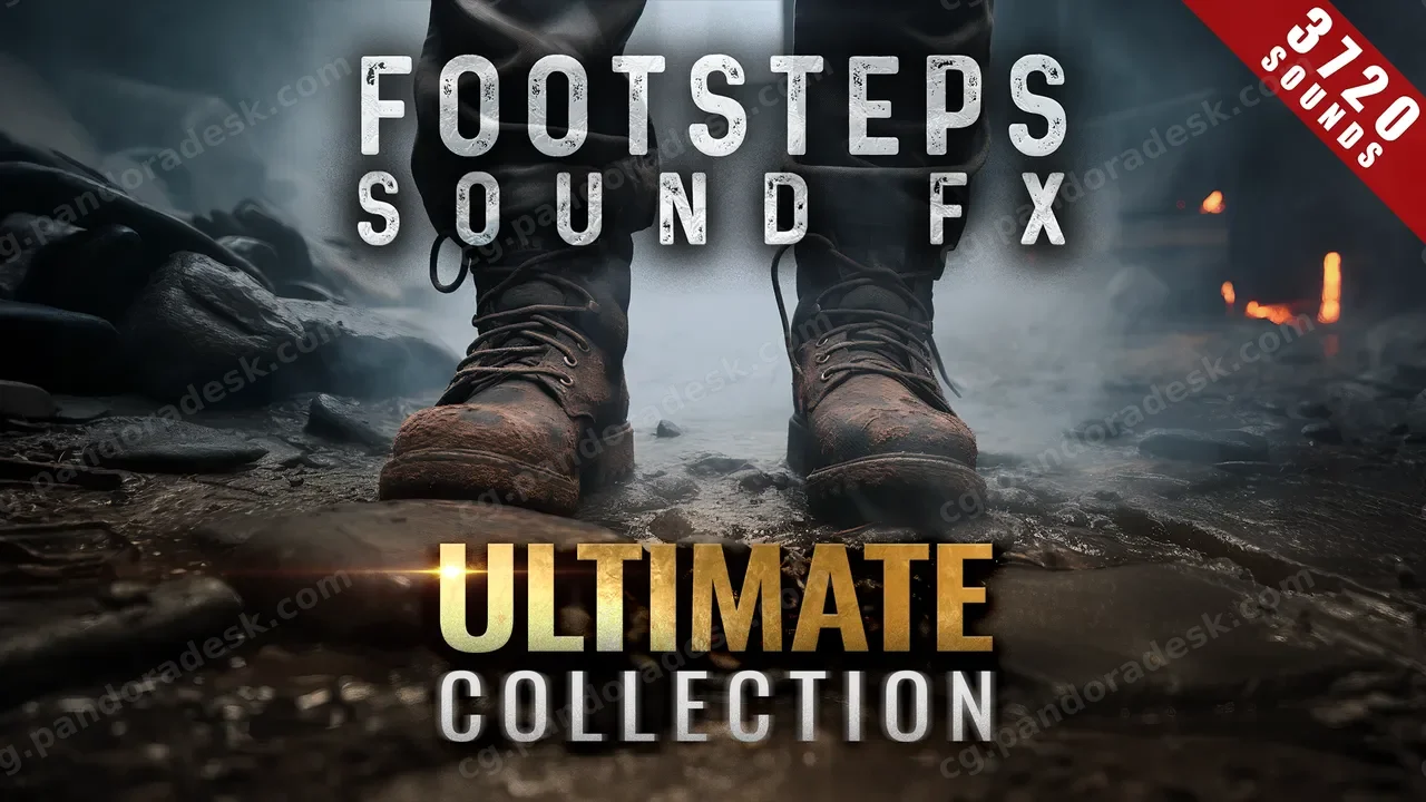 脚步声音效 - 终极合集套装 - Footsteps Sound Effects - Ultimate Collection Bundle