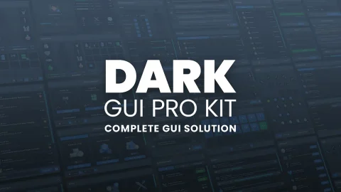深色 GUI / UI / 主菜单 Pro KIT - 完整解决方案 - Dark GUI / UI / Main Menu Pro KIT - complete solution