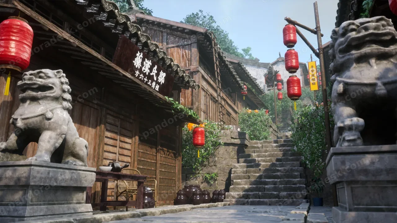 模块化的中国山城 - Modular Chinese mountain town