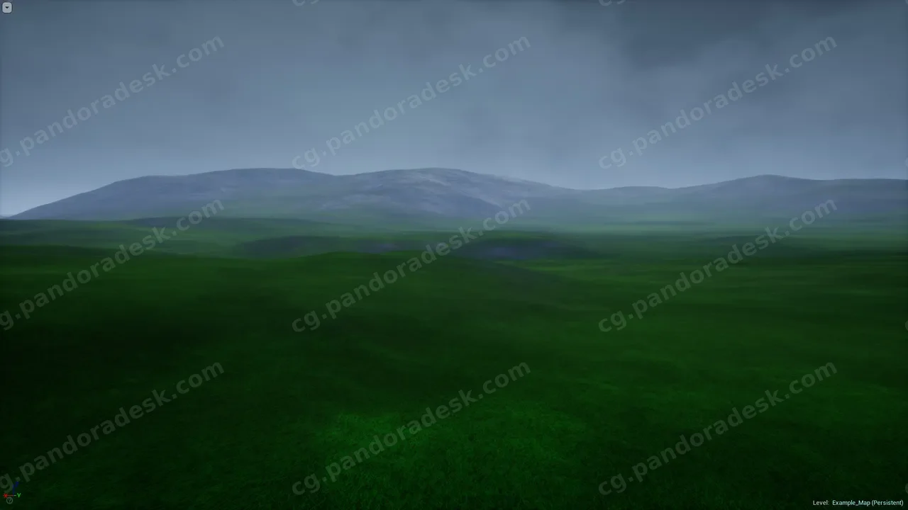 雨水和自动材质景观-Rain and Auto Material