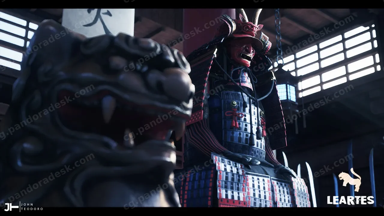 日本武士战室-Feudal Japan Warroom Environment
