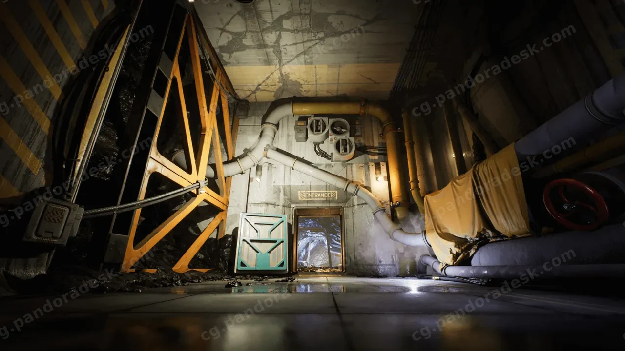 煤矿工业场景-Industrial Kitbash and Coal Mine Set