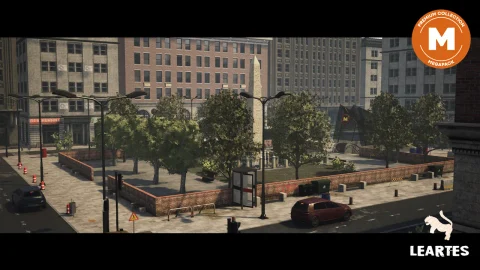 现代城市市中心超级包（现代城市市中心大楼美国市街） Modern City Downtown Megapack ( Modern City Downtown Building USA Town Street )
