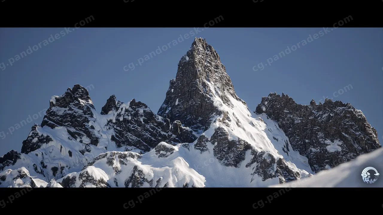 写实山脉雪山 - Frostholm Mountains Realistic