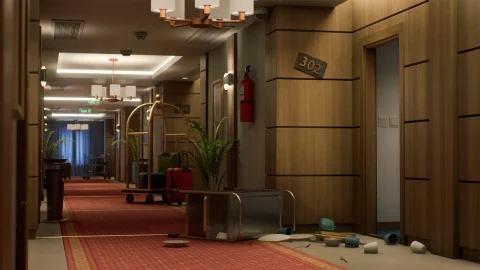 模块化酒店走廊 - Modular Hotel Corridor