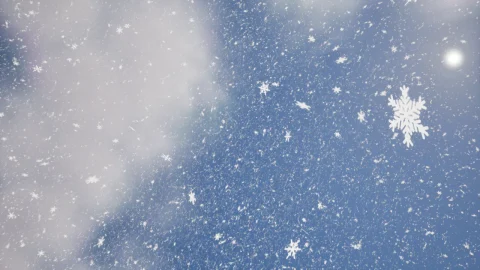 降雪下雪雪花特效 - Niagara Snowfall