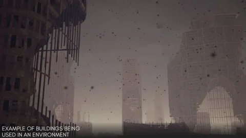 废弃现代建筑合集 Ruined Modern Buildings Pack