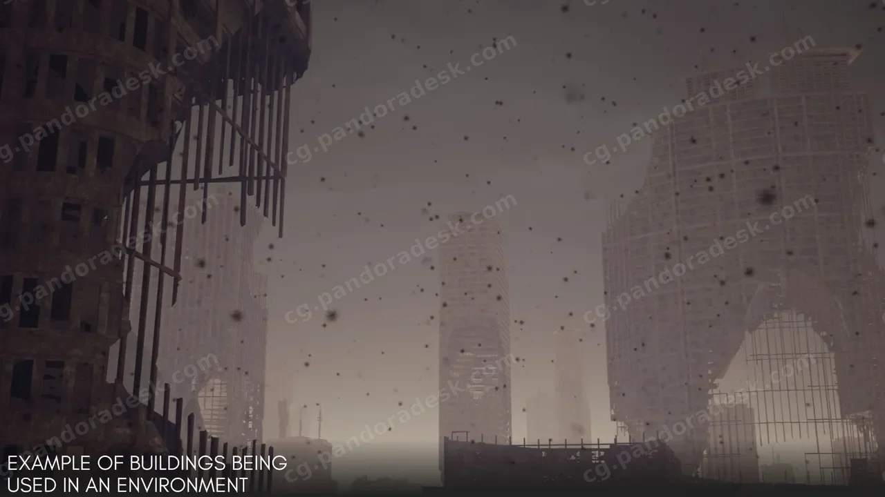 废弃现代建筑合集 Ruined Modern Buildings Pack