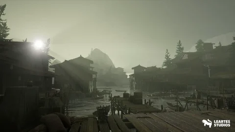 亚洲渔村环境 - Asian Fishing Village Environment
