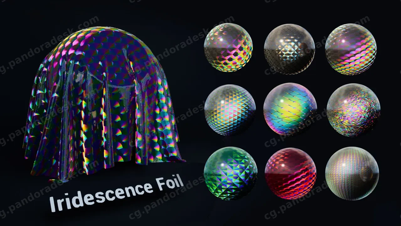 镭射幻彩箔材质 Foil Iridescent - For Substrate