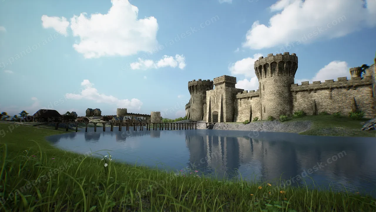 中世纪城堡城镇建筑 - Brushify - Medieval Buildings Pack