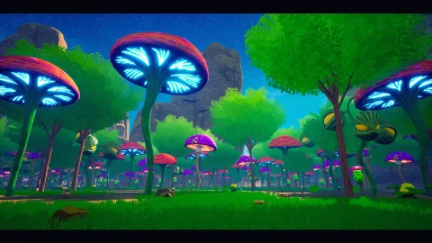 巨型蘑菇森林-Desert Mushroom Forest