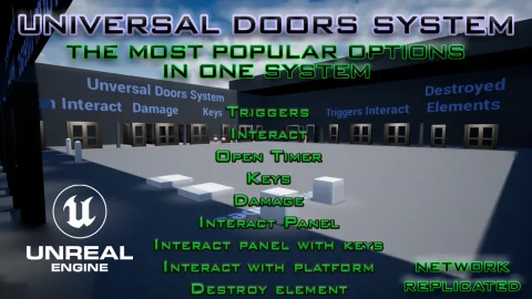 万能门类系统逻辑蓝图 Universal Doors System