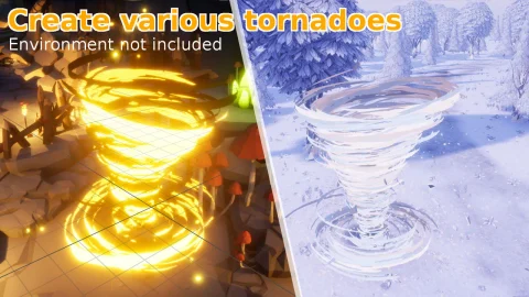 龙卷风视觉特效-Tornadoes VFX Pack