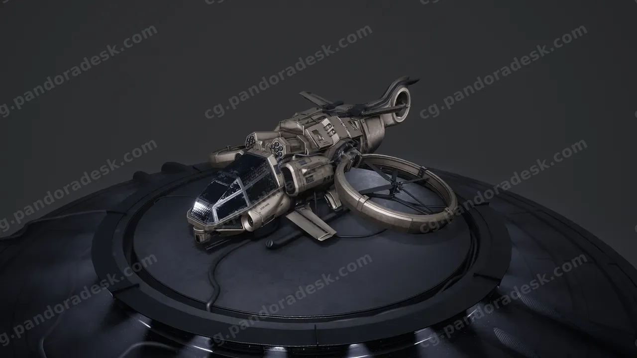 科幻武装直升机 Sci-fi Gunship