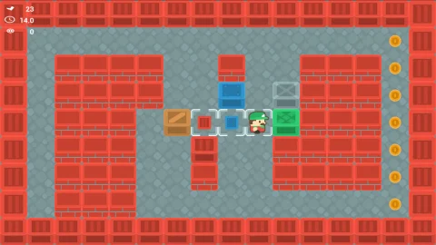 推箱子2D游戏模板 - Push Push Puzzle 2D Kit