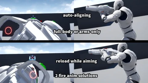 射击游戏程序瞄准 - Shooter Procedural Aiming