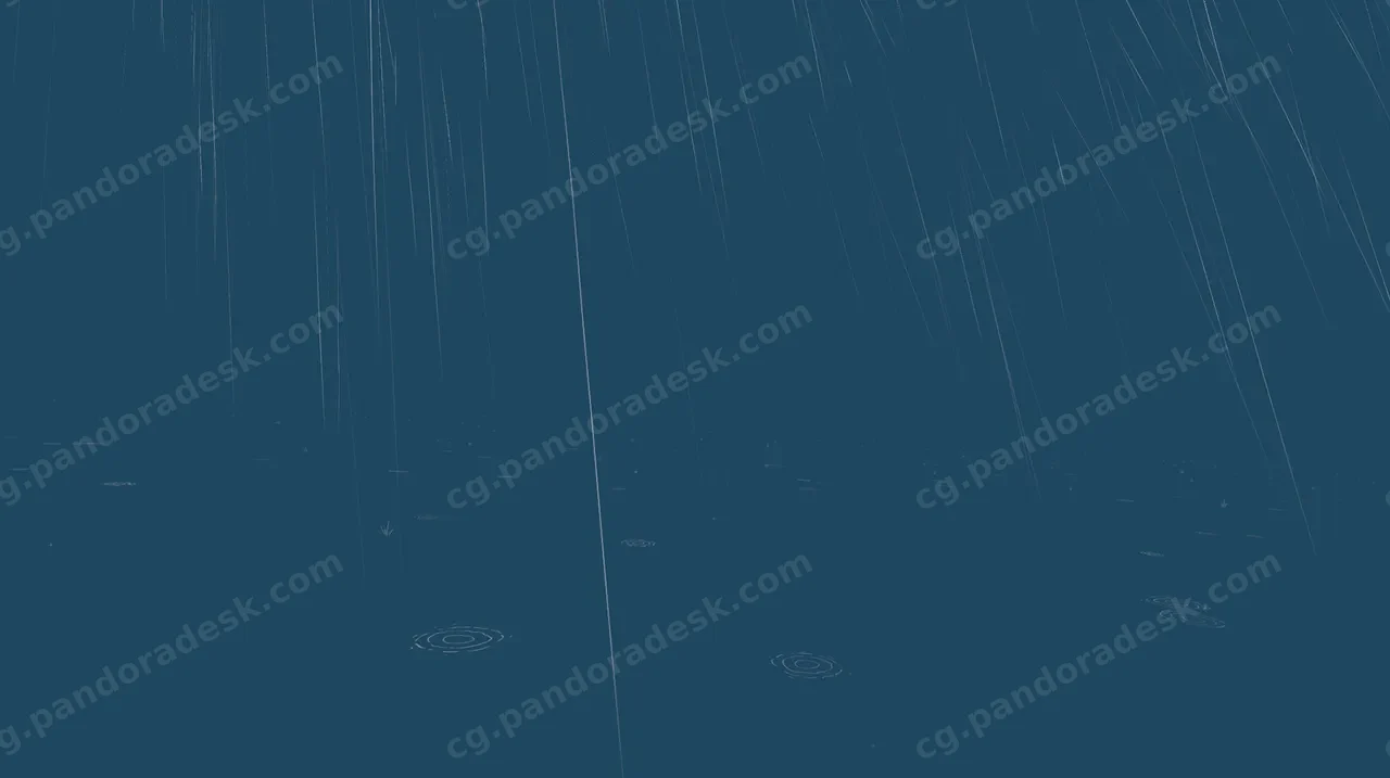 风格化雨的视觉特效 Stylized Rain VFX