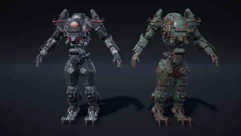 机甲战士-Dystopia Mech and Pilot
