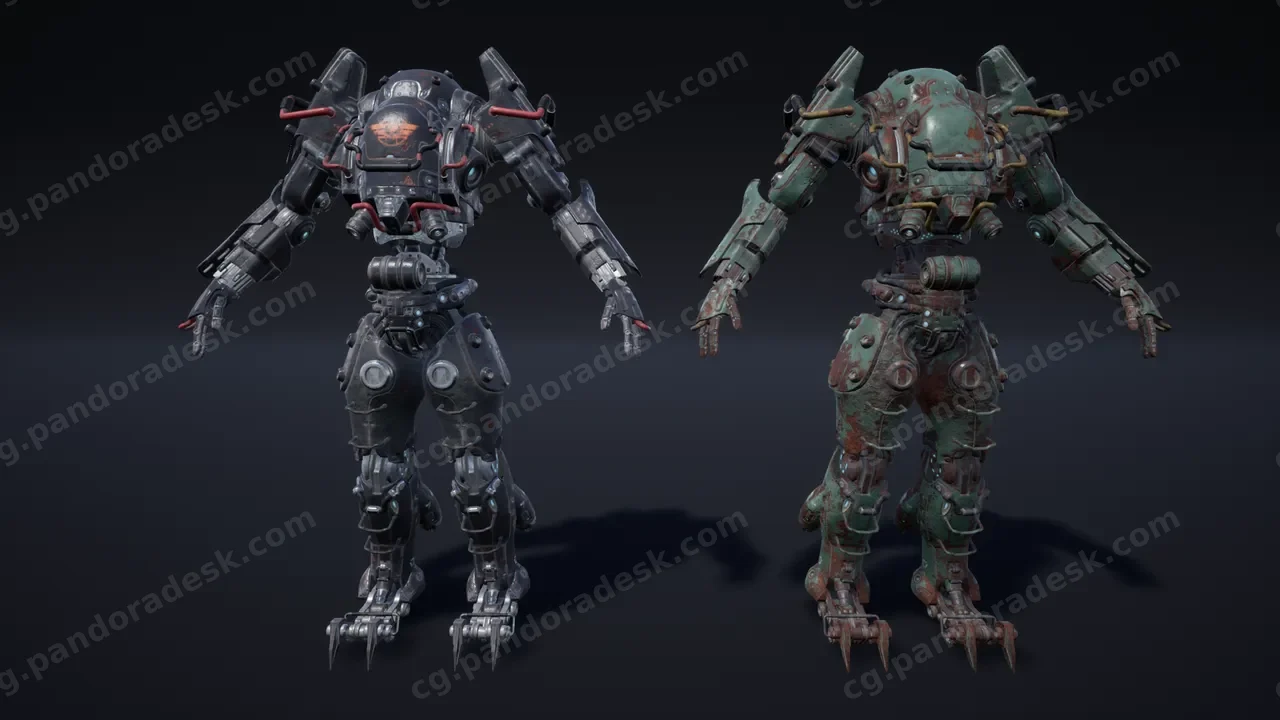 机甲战士-Dystopia Mech and Pilot