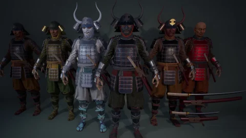 日本幕府武士战士-Samurai Warriors