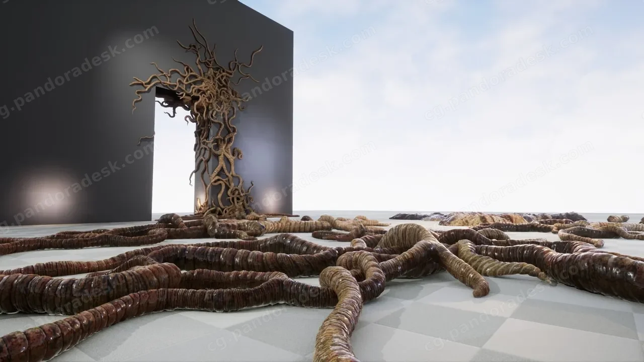22种外星触须-Alien Tendrils 22 Types - AssetKit PBR