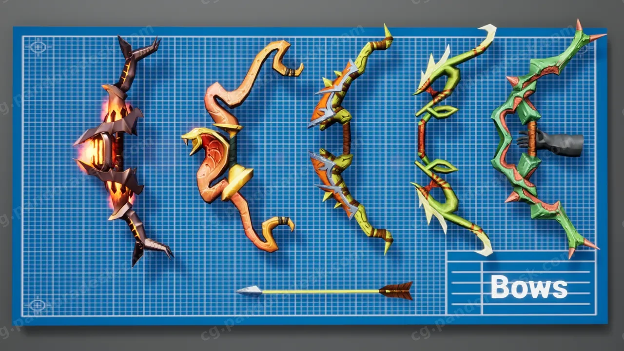 风格化奇幻武器 - Stylized Fantasy Weapons
