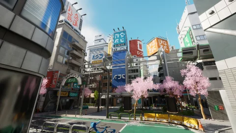 东京风格化环境 - Tokyo Stylized Environment
