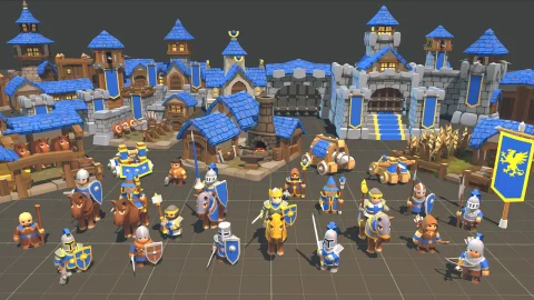 卡通风格微型即时战略游戏合集 Toony Tiny RTS Set