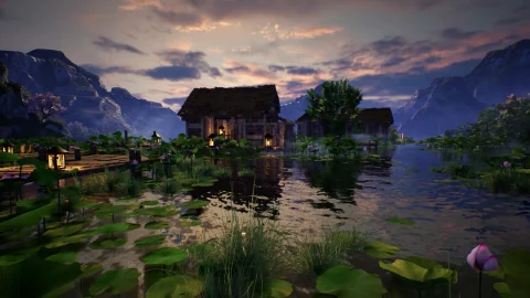 湖边木屋-LakeWoodenHouse