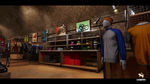 摩托车店环境 - Motorbike Shop Environment