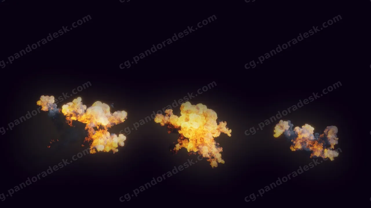 爆炸特效-Space Explosion Pack