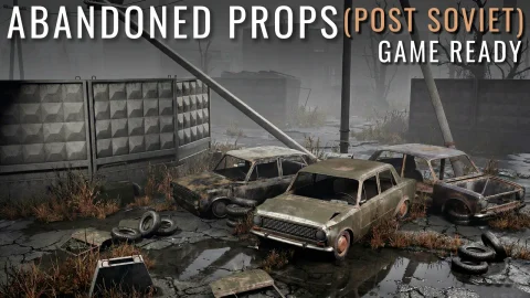 废弃道具套装（后苏联风格） Abandoned Props Pack (Post-Soviet Style)