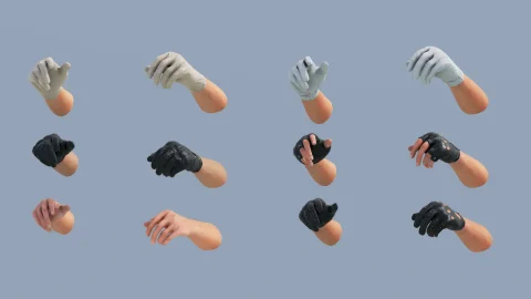手部动画包-Animated Modern Civilian Hands Pack