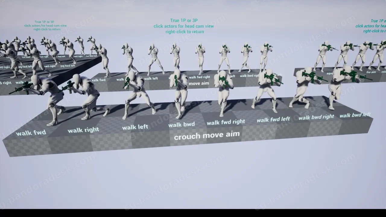 射击步枪动画 - Shooter Rifle Animations