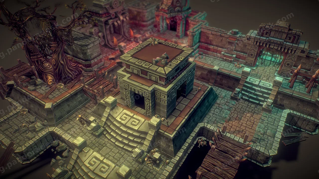 玛雅寺庙-Mayan Temple