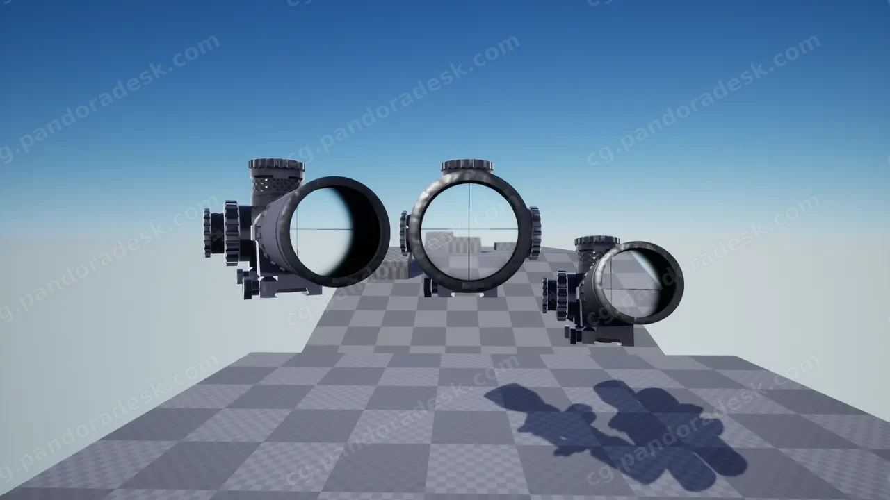 射击游戏狙击枪瞄准镜蓝图 Advanced Scope