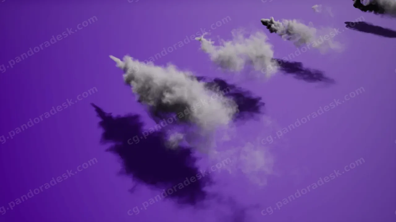 烟雾爆炸特效 - Smoke Burst FX VDB