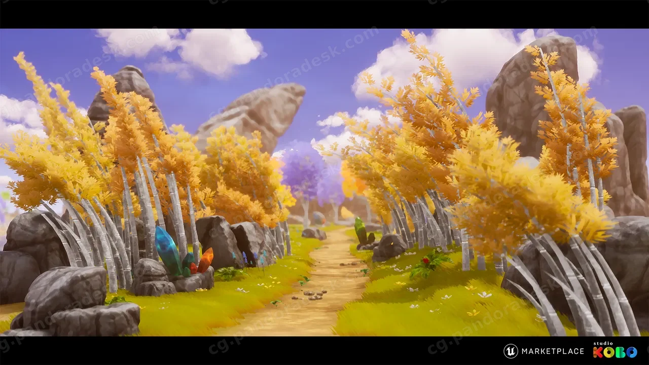 风格化动态自然环境 - Stylized - Dynamic Nature