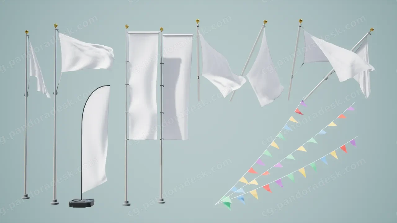 顶点动画旗帜 - Vertex Animated Flags
