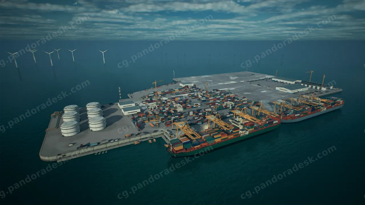 模块化运输港口 - HAWKNEST - Shipping Port (Modular)