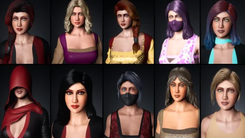 高级女性角色定制工具 - Advance Female Customization