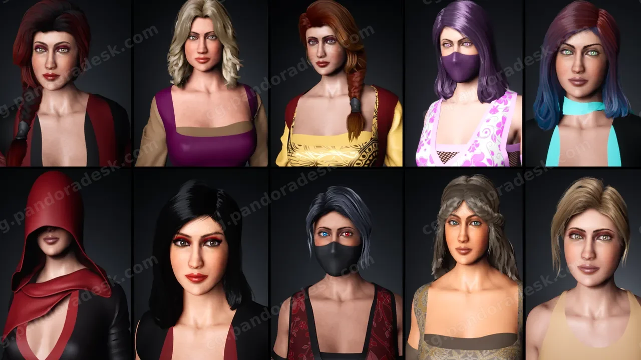 高级女性角色定制工具 - Advance Female Customization