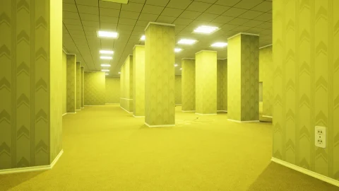 后室 - The Backrooms - Level 0: "The Lobby"